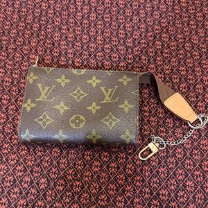 Louis Vuitton Monogram Wristlet Pouch
